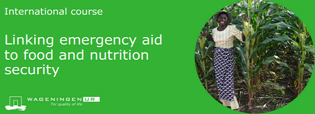 Course: 'Linking emergency aid to food and nutrition security'