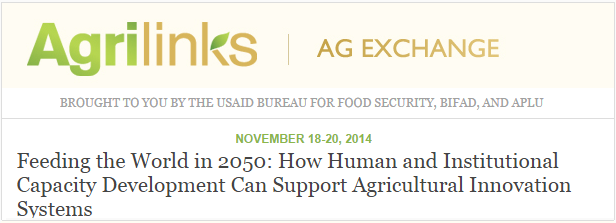 AgExchange - Feeding the World in 2050