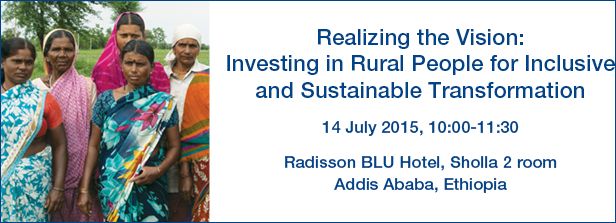 Realizing the Vision: Investing in Rural People for Inclusive and Sustainable Transformation