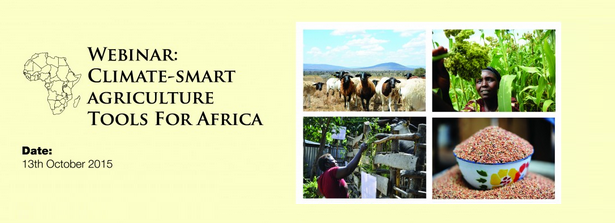 Webinar: Climate-Smart Agriculture Tools for Africa