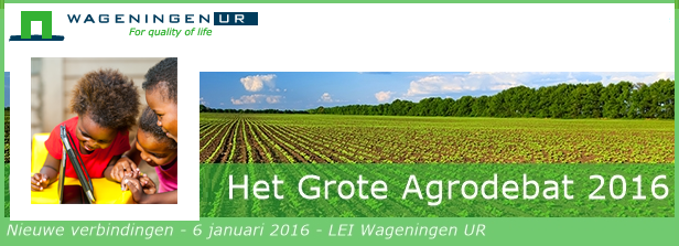 Het Grote Agrodebat 2016 (in Dutch)