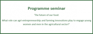 CDI Seminar The future of our food