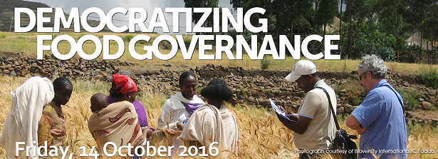 Conference Democratizing Food Governance