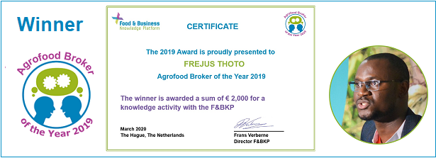 Winner Agrofood Broker of the Year 2019