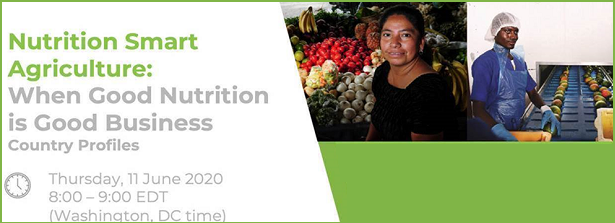 WBG webinar "Nutrition Smart Agriculture"